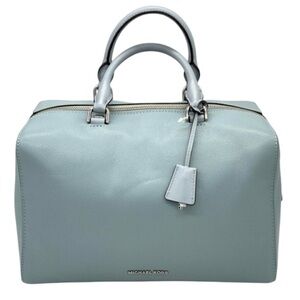 MICHAEL KORS Dusty Blue Kirby Satchel
